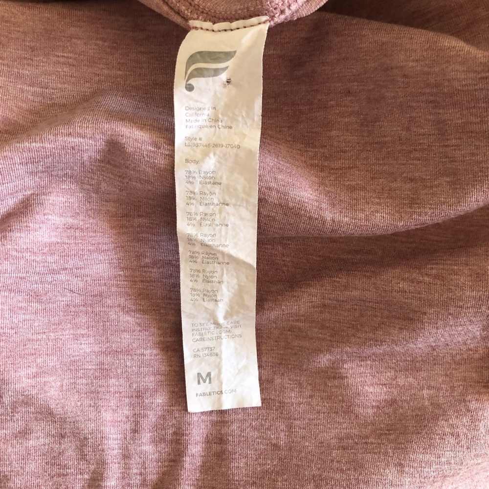 Fabletics Pink Seamless Performance Top - image 7